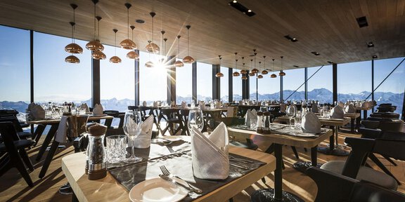 Innen - ice Q Gourmetrestaurant auf 3.048 m - Sölden
